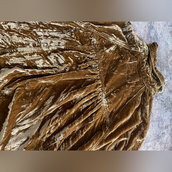 Free People night skies velvet blouse - Picture 12 of 14